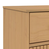 Sideboard OLDEN Brown 114x43x73.5 cm Solid Wood Pine 358603