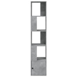 Bookcase Concrete Grey 40x36x189 cm Engineered Wood 848244