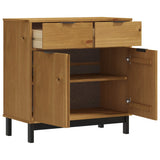 Sideboard FLAM 80x40x80 cm Solid Wood Pine 357827