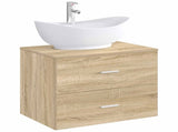 Bathroom Wash Basin Chrome 59 x 35 x 21 cm Metal 890218
