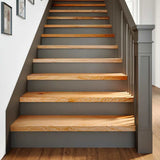 Stair Treads 4 pcs Light Brown 90x25x2 cm Solid Wood Oak 3282955
