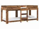 Bunk Bed for Kids Old Wood 75 x 190 cm Engineered Wood 3410545