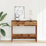 Console Table Old Wood 90x36x75 cm Engineered Wood 856945