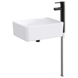 Bathroom Wash Basin Matte Black 40.5 x 30.5 x 13 cm Metal 890249