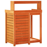 Potting Table with Shelves Brown 82.5x50x109.5 cm Solid Wood Pine 844636