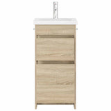 Bathroom Vanity with Sink Sonoma Oak 42 x 40 x 84.5 cm 890722