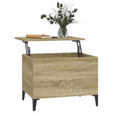 Coffee Table Sonoma Oak 60x44,5x45 cm Engineered Wood 819575