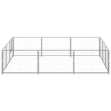 Dog Kennel Silver 9 m Steel 3082135
