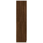 ZNTS Wardrobe Brown Oak 90x50x200 cm Engineered Wood 815356