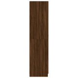 ZNTS Wardrobe Brown Oak 90x50x200 cm Engineered Wood 815356