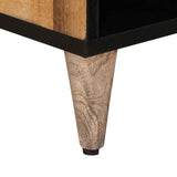 TV Cabinet with Drawer Natural 80 x 33 x 46 cm Solid Mango Wood 4018277