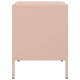 Bedside Cabinet Pink 36x39x50.5 cm Steel 842924