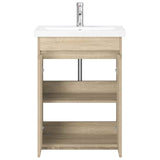 Bathroom Furniture Set Sonoma Oak 61 x 40 x 84.5 cm 3404276
