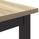 Table Sonoma Oak 80 x 50 x 76.5 cm Engineered Wood and Steel 873763