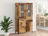 Highboard Old Wood 69.5 x 34 x 180 cm Engineered Wood 3415652