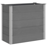 Garden Raised Bed WPC 100x50x91 cm Grey 43604