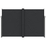 Retractable Side Awning Black 220x1000 cm 4004774
