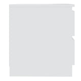 Bed Cabinets 2 pcs White 50x39x43.5 cm Engineered Wood 806194