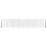 Rabbit Cage Silver 430 x 100 x 85 cm Galvanised Steel 42019230