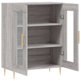 Sideboard Grey Sonoma 69.5x34x90 cm Engineered Wood 827778