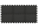 Floor Mats 54 pcs 4.86 EVA Foam Black 92457