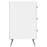 Bedside Cabinet with Drawer High Gloss White 43 x 41 x 66.5 cm 895479