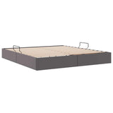Storage Bed with Mattress Grey 180 x 200 cm Faux leather 3369959