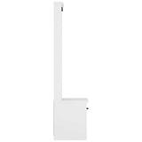 Hall Tree SANDNES White 45x40x159.5 cm Solid Wood Pine 4010483