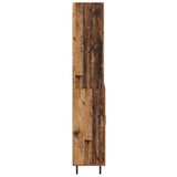 Highboard Old Wood 69.5 x 34 x 180 cm Engineered Wood and Glass 3415686