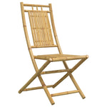 ZNTS 3 Piece Bistro Set Bamboo 3278525