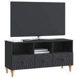 TV Cabinet Black 102 x 34.5 x 50 cm Engineered Wood 894216