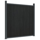 Fence Panel Grey 1218x186 cm WPC 3282795