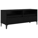 TV Cabinet with Drawer Black Oak 100 x 34.5 x 44.5 cm 881470