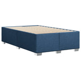 Box Spring Bed with Mattress Blue 120x200 cm Fabric 3285854