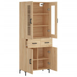 Highboard Sonoma Oak 69.5x34x180 cm Engineered Wood 3198532