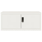 ZNTS File Cabinet White 90x40x180 cm Steel 3188313