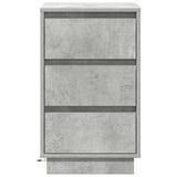 Bedside Cabinet Concrete Grey 39 x 34.5 x 65 cm Engineered wood 869629