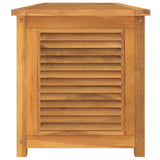 Garden Storage Box with Bag 150x50x55 cm Solid Wood Teak 363272