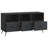 TV Cabinet with Drawer Black 102 x 34.5 x 50 cm Engineered Wood 895596