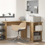 Corner Desk Artisan Oak 140 x 113.5 x 75 cm Engineered Wood 869561