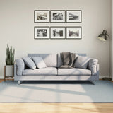 Rug HUARTE Short Pile Soft and Washable Blue 160x230 cm 375136