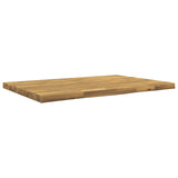 Live Edge Table Top 100 x 60 x 3.5 cm Rectangular White 938541