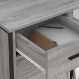 Cabinet with Charging Station Grey Sonoma 76 x 41 x 72 cm 859838