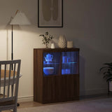 Sideboard Brown Oak 81x37x100 cm Engineered Wood 3318623