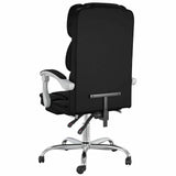 Reclining Office Chair Black Faux Leather 349799