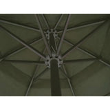 Garden Parasol Green Aluminium 500 cm 40302