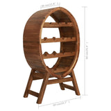 Wine Rack 13 Bottles Solid Acacia Wood 44036