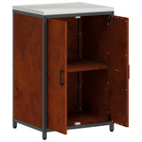 Kitchen Storage HATTEM Rusty 60 x 50 x 92 cm Steel 874995