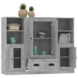 Highboards 3 pcs Concrete Grey Engineered Wood 3185323