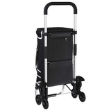 Shopping Trolley Folding Black 47 x 39 x 100.5 cm Oxford fabric 42002337